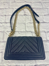 Load image into Gallery viewer, Chanel Navy Small Boy Bag
