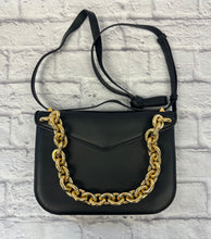 Load image into Gallery viewer, Bottega Veneta Black Calfskin Mount Envelope Bag
