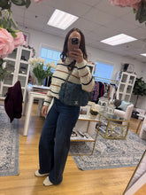 Load image into Gallery viewer, Chanel Blue Nylon Tweed Stitch Bubble Accordion Flap
