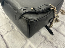 Load image into Gallery viewer, Gucci Soho Black Chain Backpack
