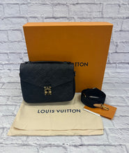 Load image into Gallery viewer, Louis Vuitton Black Empriente Pochette Metis W/Black Guitar Strap
