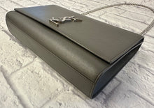 Load image into Gallery viewer, Saint Laurent Gray Grain De Poudre Large Kate
