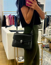 Load image into Gallery viewer, Bulgari Black Serpenti Forever Maxi Chain Bag
