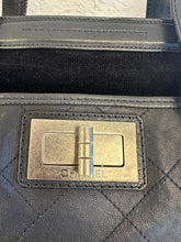Load image into Gallery viewer, Chanel 2007 Black Mademoiselle Lock Tote Bag
