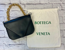 Load image into Gallery viewer, Bottega Veneta Black Calfskin Mount Envelope Bag
