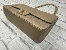 Load image into Gallery viewer, Chanel Metallic Quilted  Reissue Double Flap
