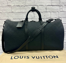 Load image into Gallery viewer, Louis Vuitton Black Empriente Bando Keepall 50
