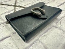 Load image into Gallery viewer, Gucci Black Mini Dionysus Flap Bag
