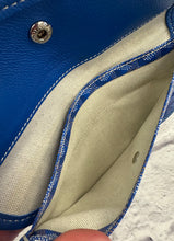 Load image into Gallery viewer, Goyard Blue Goyardine Pouch
