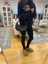 Load image into Gallery viewer, Celine Black Calfskin Chain Strap Ava Shoulder Bag
