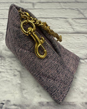 Load image into Gallery viewer, Saint Laurent Purple Berlingo Denim Charm Pouch
