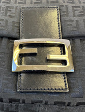 Load image into Gallery viewer, Fendi Black Zuchinno Baguette
