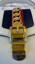 Load image into Gallery viewer, Gucci White Leather Medium Sylvie
