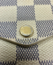 Load image into Gallery viewer, Louis Vuitton Damier Azur Flap Sarah Wallet
