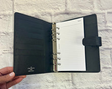 Load image into Gallery viewer, Louis Vuitton Black Epi Agenda Cover
