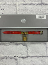 Load image into Gallery viewer, HERMES Kelly Ostrich Leather Red Strap
