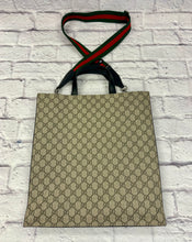 Load image into Gallery viewer, Gucci GG Supreme Top Handle Vertical Tote
