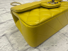 Load image into Gallery viewer, Chanel Yellow Mini Top Handle
