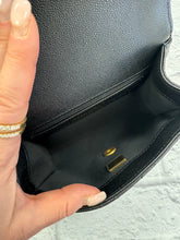 Load image into Gallery viewer, Chanel Black Caviar Mini Flap Bag with CC chain
