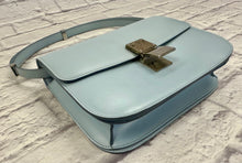 Load image into Gallery viewer, Celine Pale Blue Calfskin Medium Box Bag

