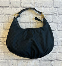 Load image into Gallery viewer, Gucci GG Black Interlocking Hobo
