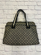 Load image into Gallery viewer, Louis Vuitton Black Monogram Mini Lin Mary Kate Tote
