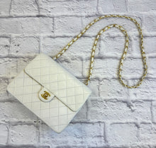 Load image into Gallery viewer, Chanel White Square Vintage Mini Flap Bag
