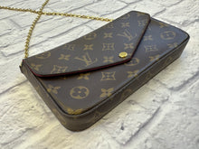 Load image into Gallery viewer, Louis Vuitton Monogram Felice with Chain Crossbody
