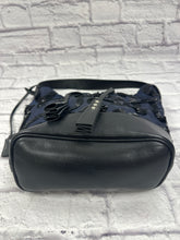 Load image into Gallery viewer, Louis Vuitton Navy Satin Mono Sequin NN14 Spotlight Bucket Bag
