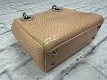 Load image into Gallery viewer, Dior Beige Python Mini Lady Dior
