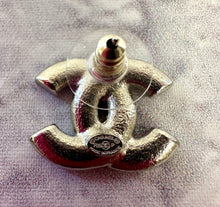 Load image into Gallery viewer, Chanel CC Silver Crystal &amp; Pearl Earrings
