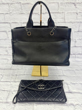 Load image into Gallery viewer, Chanel Black Large Coco Break Tote
