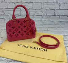 Load image into Gallery viewer, Louis Vuitton Pink Broderie Anglaise Alma BB
