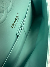 Load image into Gallery viewer, Chanel Tiffany Blue Caviar Quilted Medium Double Flap
