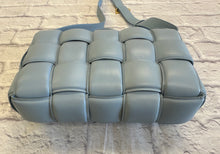 Load image into Gallery viewer, Bottega Veneta Ice Blue Nappa Intrecciato Padded Cassette Bag

