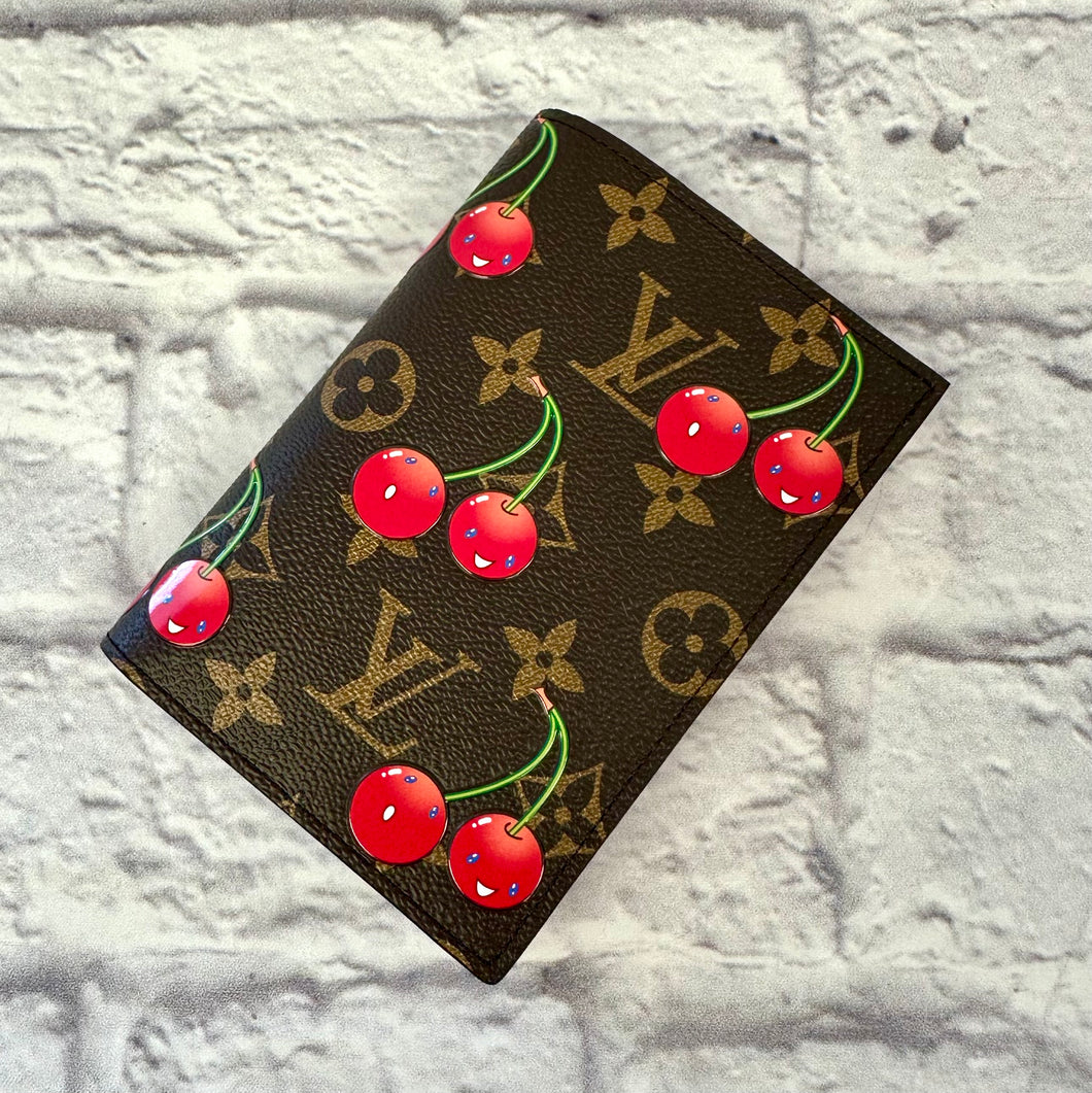 Louis Vuitton Murakami Cherries Passport Cover