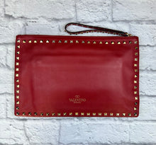 Load image into Gallery viewer, Valentino Large Red Rockstud Wristlet
