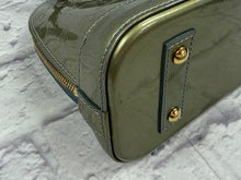 Load image into Gallery viewer, Louis Vuitton Green Vernis Alma BB
