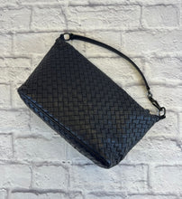 Load image into Gallery viewer, Bottega Veneta Navy Woven Shoulder Bag
