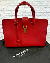 Load image into Gallery viewer, Saint Laurent Red Y Tote
