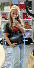 Load image into Gallery viewer, Prada Black Leather Large Clutch

