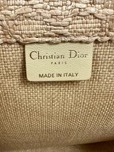 Load image into Gallery viewer, Christian Dior Natural Cannage Raffia Medium Book Tote
