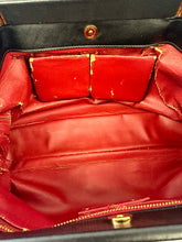 Load image into Gallery viewer, Prada Black Calf Skin Frame Clutch
