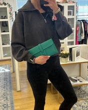 Load image into Gallery viewer, Hermes Jige Green Clutch
