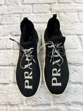 Load image into Gallery viewer, Prada Black Logo Sneakers, Size 39
