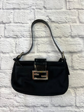 Load image into Gallery viewer, Fendi Black Mini Baguette
