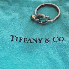 Load image into Gallery viewer, Tiffany &amp; Co. Two Tone Love Knot Ring Size 4
