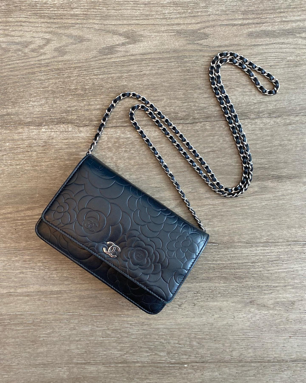 Chanel Black Caviar Wallet on Chain