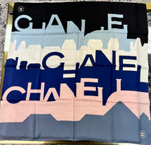 Load image into Gallery viewer, Chanel Silk Skyline Scarf, New
